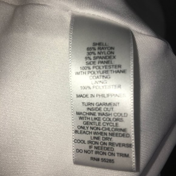 Express White Fit & Flare Skater Mini Dress w/ Black Faux Leather Panels Sz 2 - Picture 9 of 9